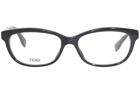 Fendi FF0015 Eyeglasses Women's Full Rim Rectangle Shape